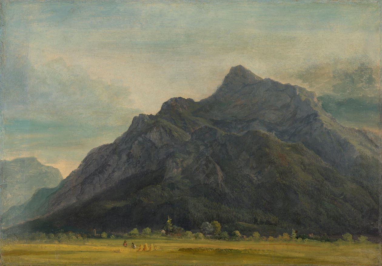 Untersberg nær Salzburg af Heinrich Burkel