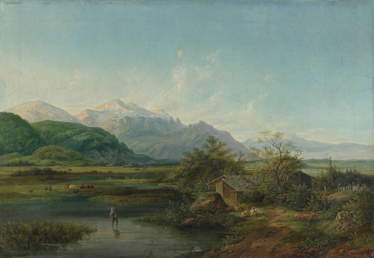 Øvre bayerske hedelandskab af Heinrich Burkel
