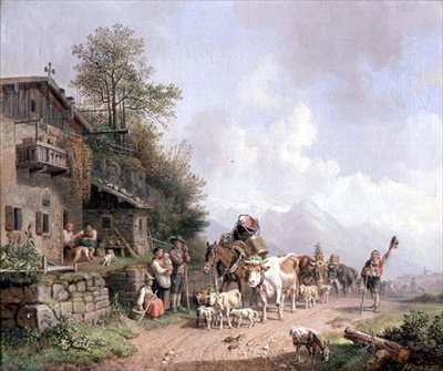 Besætningens tilbagevenden af Heinrich Burkel