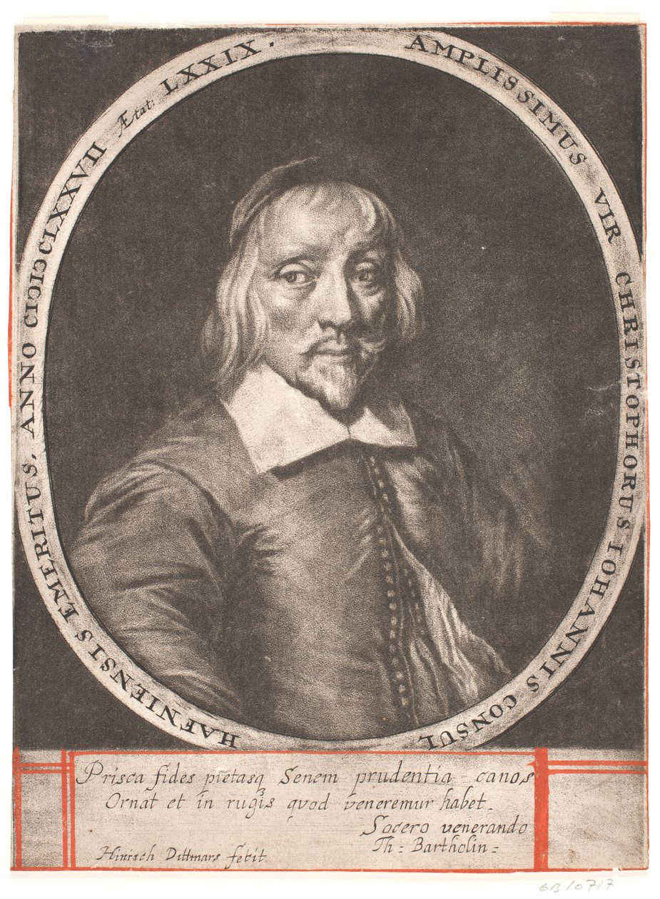 Borgmester Christopher Hansen af Heinrich Dittmers