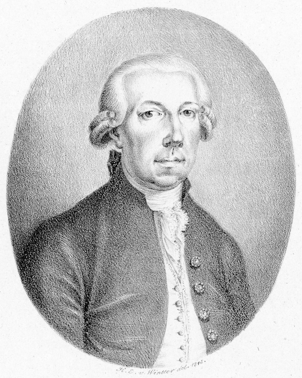 Afbildet person:  Friedrich Hartmann Graf af Heinrich Eduard Winter