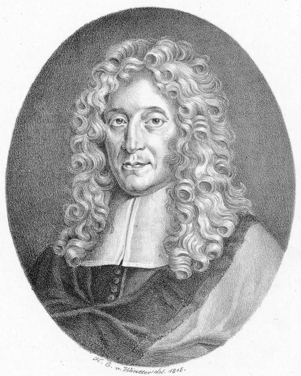 Afbildet person:  Johann Kaspar Kerll af Heinrich Eduard Winter