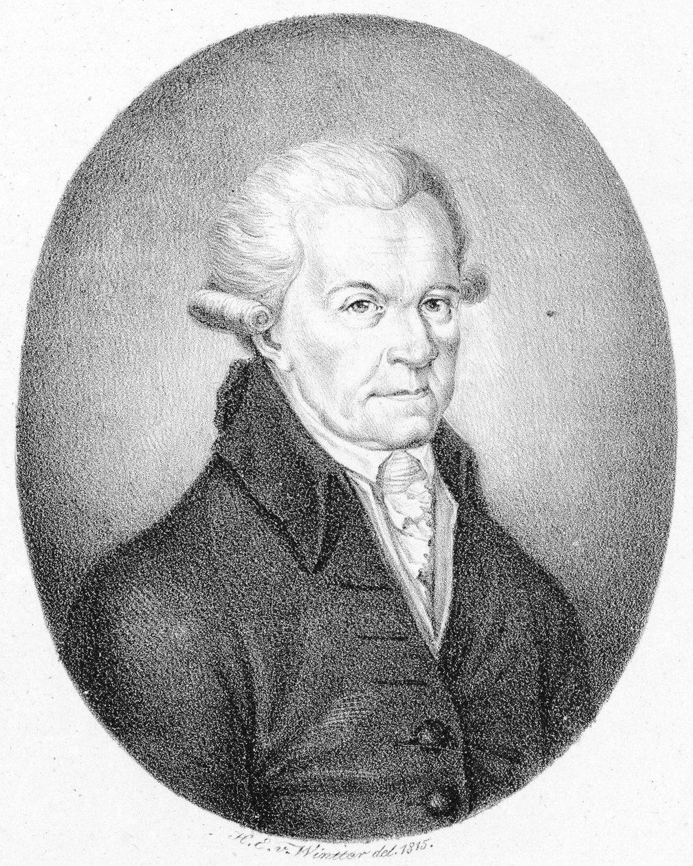Afbildet person:  Michael Haydn af Heinrich Eduard Winter