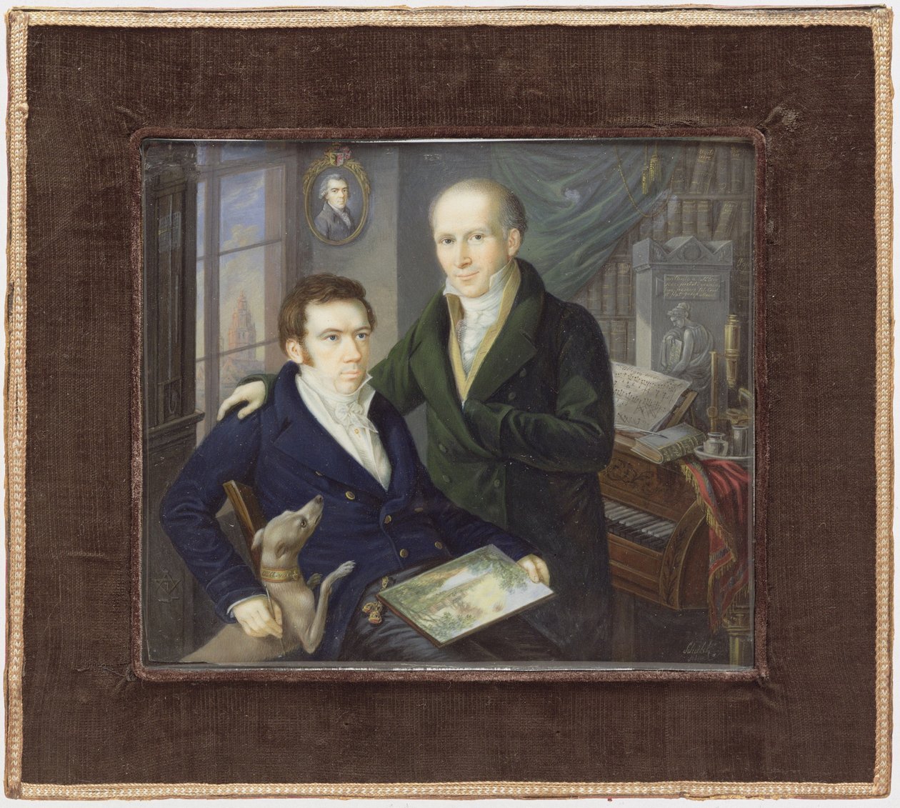 Joseph og Karl August von Klein af Heinrich Franz Schalck