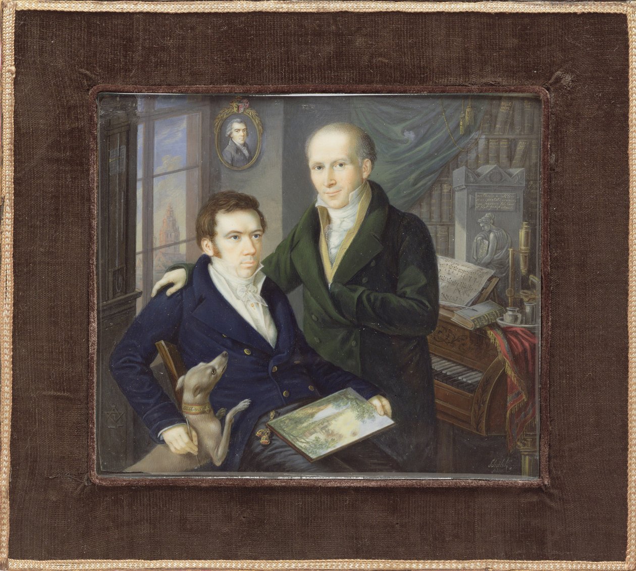 Joseph og Karl August von Klein, ca. 1810-15. af Heinrich Franz Schalck