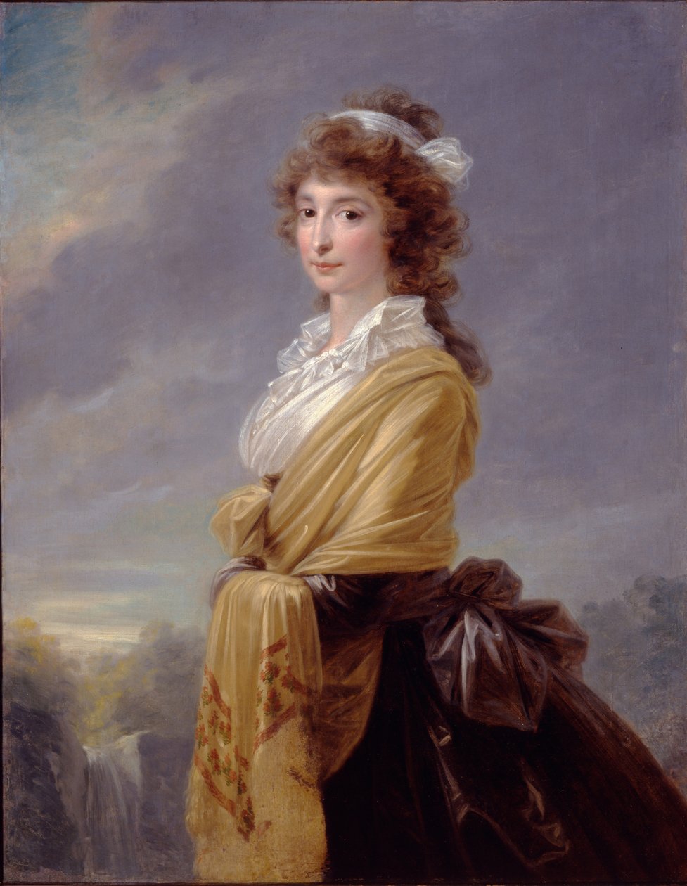 Portræt af grevinde Elisabeth von Thun-Hohenstein 1764-1806, 1787 af Heinrich Friedrich Füger