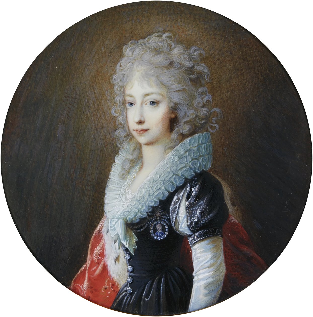 Portræt af ærkehertuginde Marie Clementine af Østrig, senere kronprinsesse af Napoli (1777-1801) af Heinrich Füger