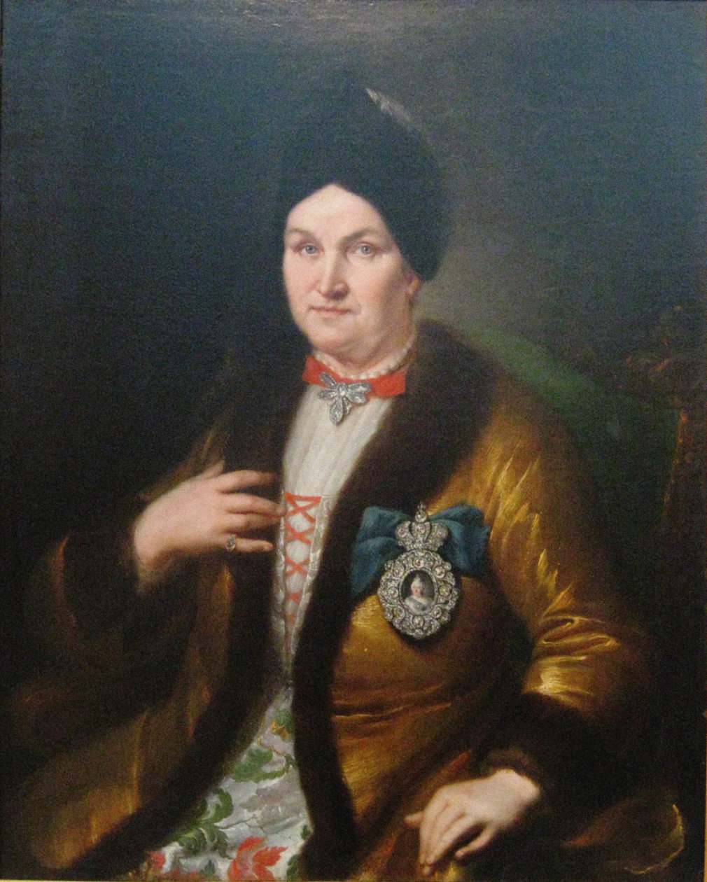 Natalya Demyanovna Razumovskaya, 1746 af Heinrich Gottlieb Häuser