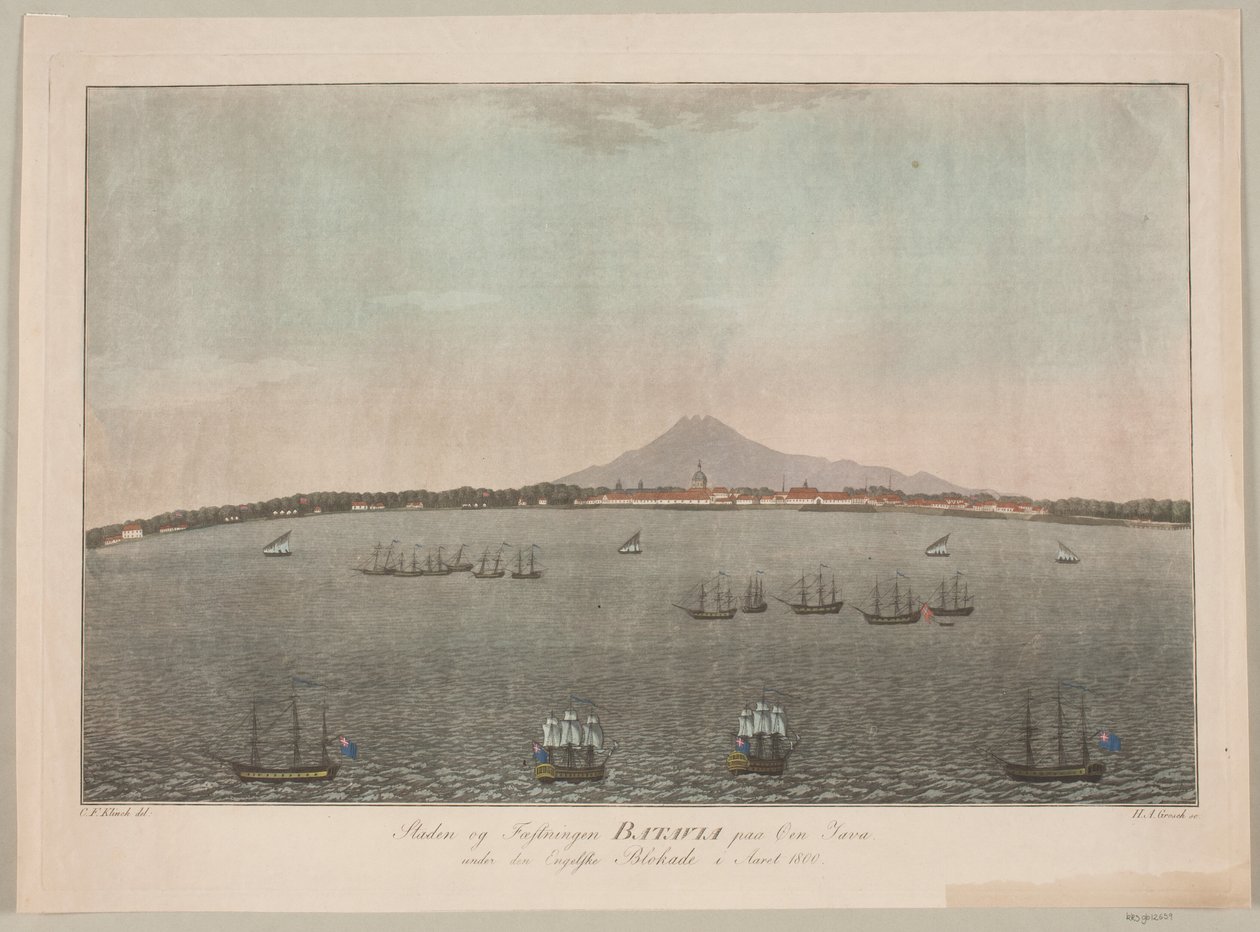 Staden og Fæstningen Batavia paa Øen Java under den Engelske Blokade i Aaret 1800 af Heinrich Grosch