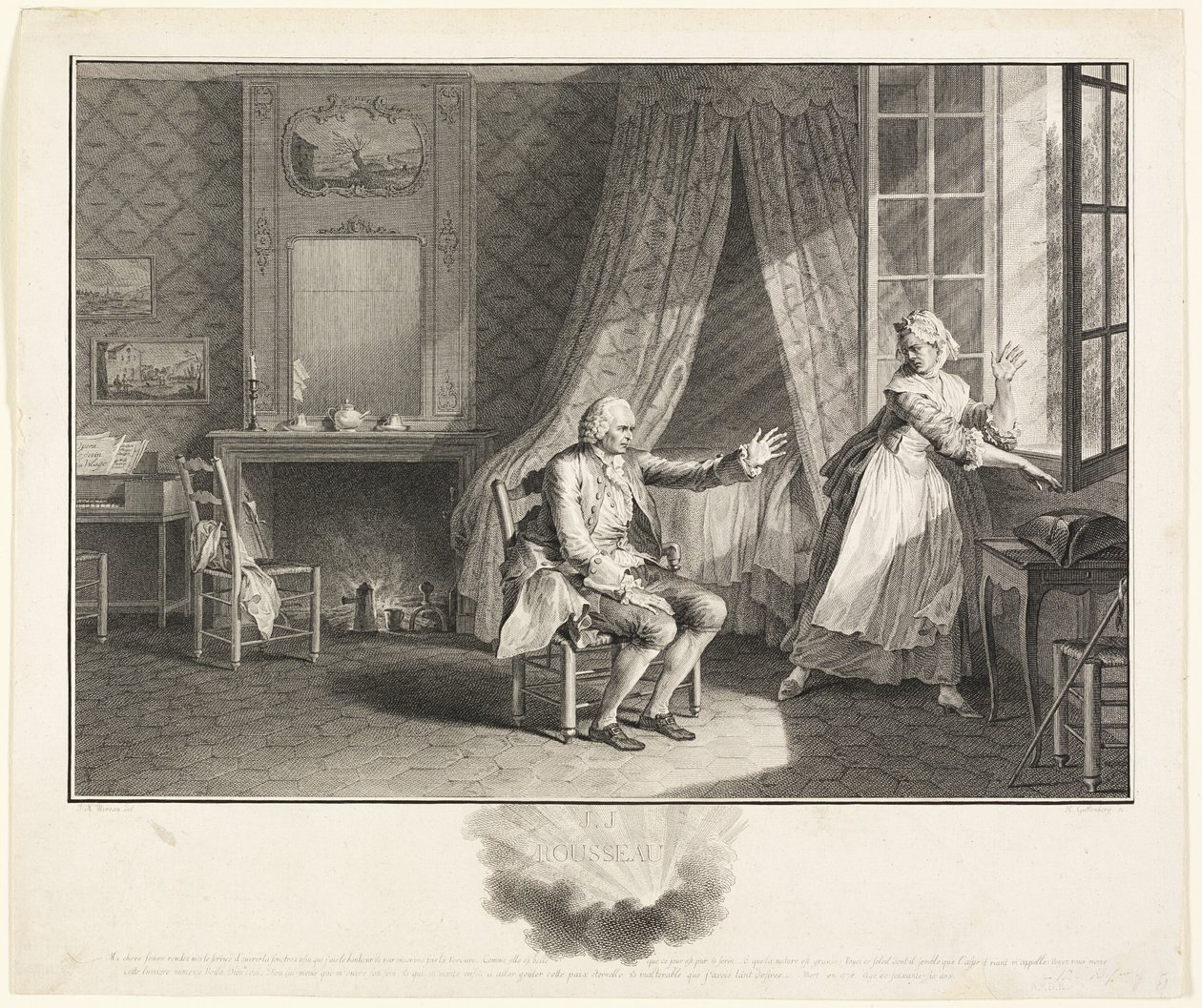 Jean Jacques Rousseaus sidste ord af Heinrich Guttenberg