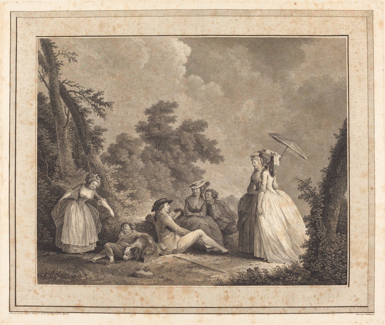 Mercury fra Frankrig af Heinrich Guttenberg after Nicolas Lavreince