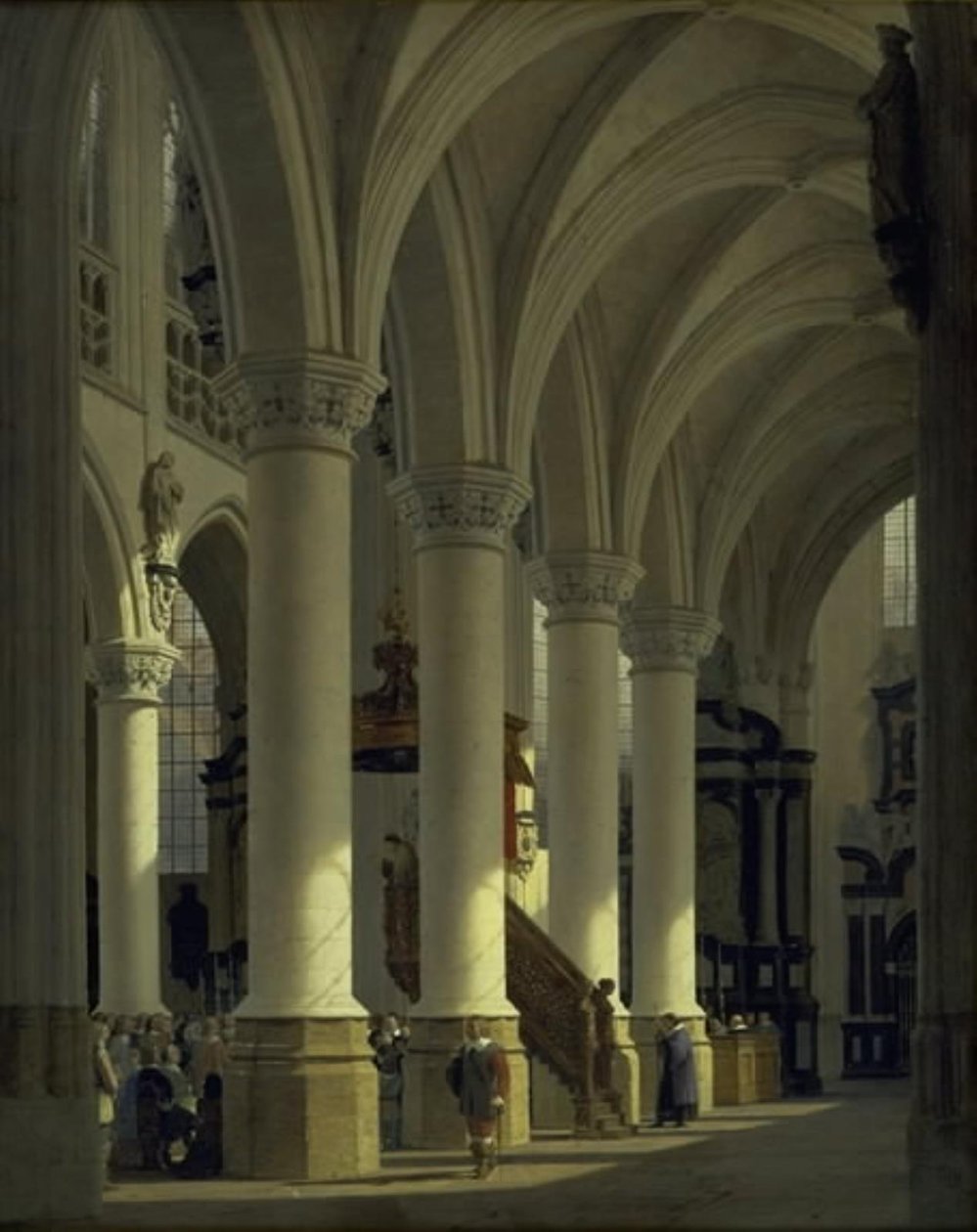 Kirken i St. Sablon i Bruxelles af Heinrich Hansen