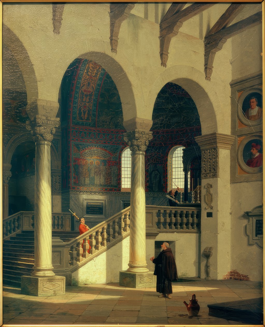 Ravenna, S.Apollinare in Classe / Maleri af Heinrich Hansen af Heinrich Hansen