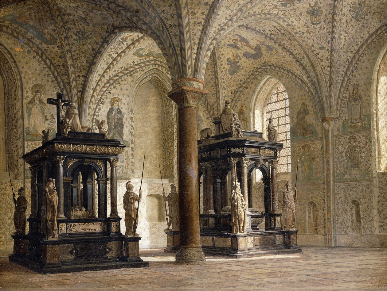 Roskilde Cathedral, Denmark, 1874 af Heinrich Hansen