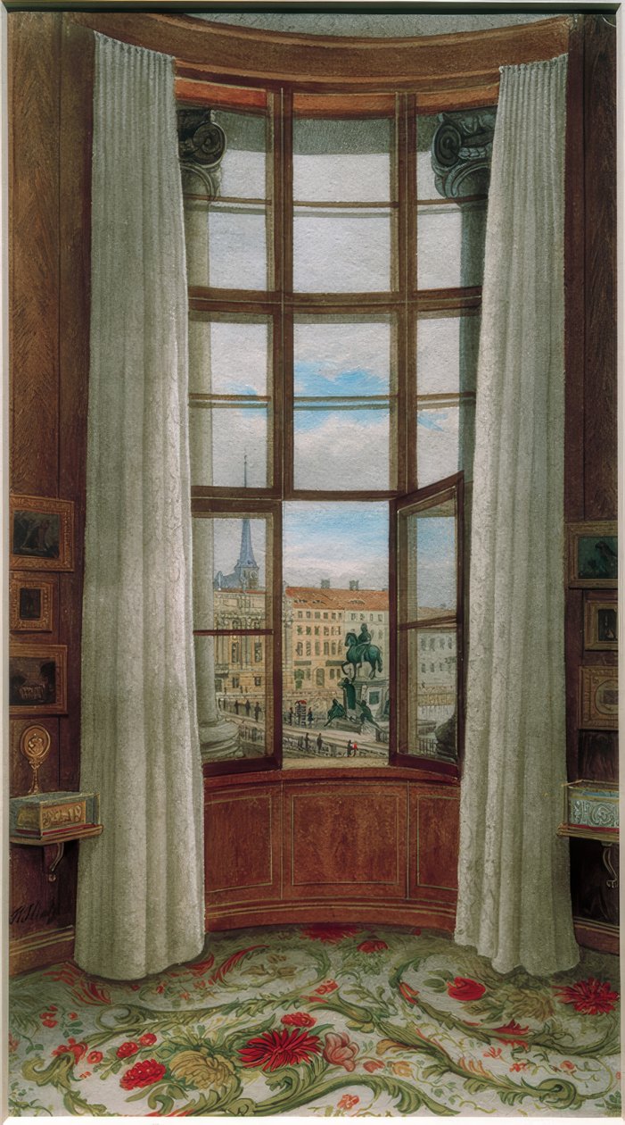 Udsigt fra Berlin City Palace af Heinrich Hintze
