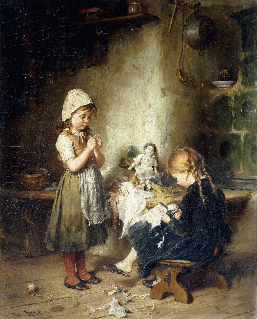 De unge syersker af Heinrich Hirt
