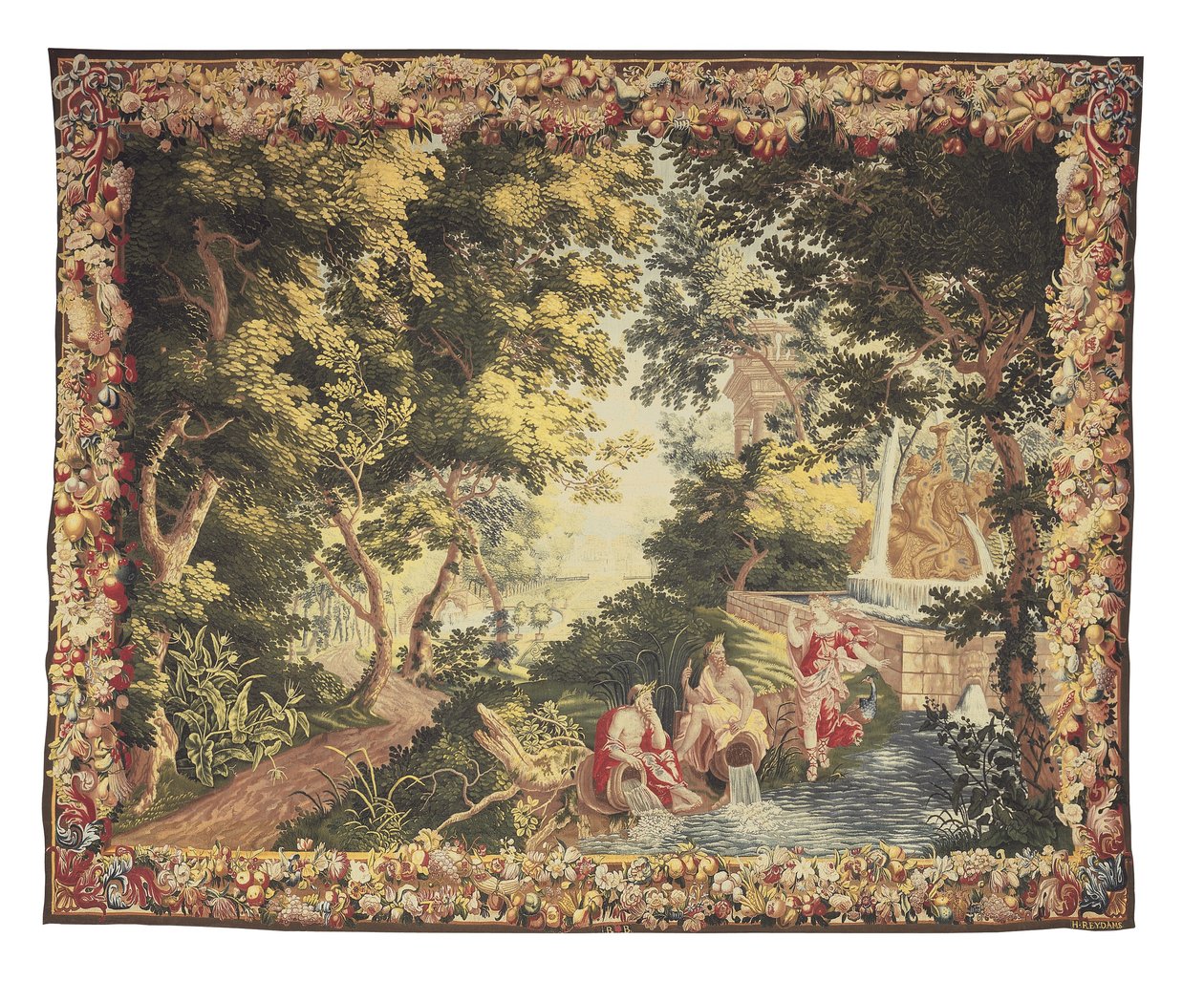 Et Bruxelles mytologisk gobelin fra serien af Diana & Callisto, ca. 1680-1710 af Heinrich II Reydams