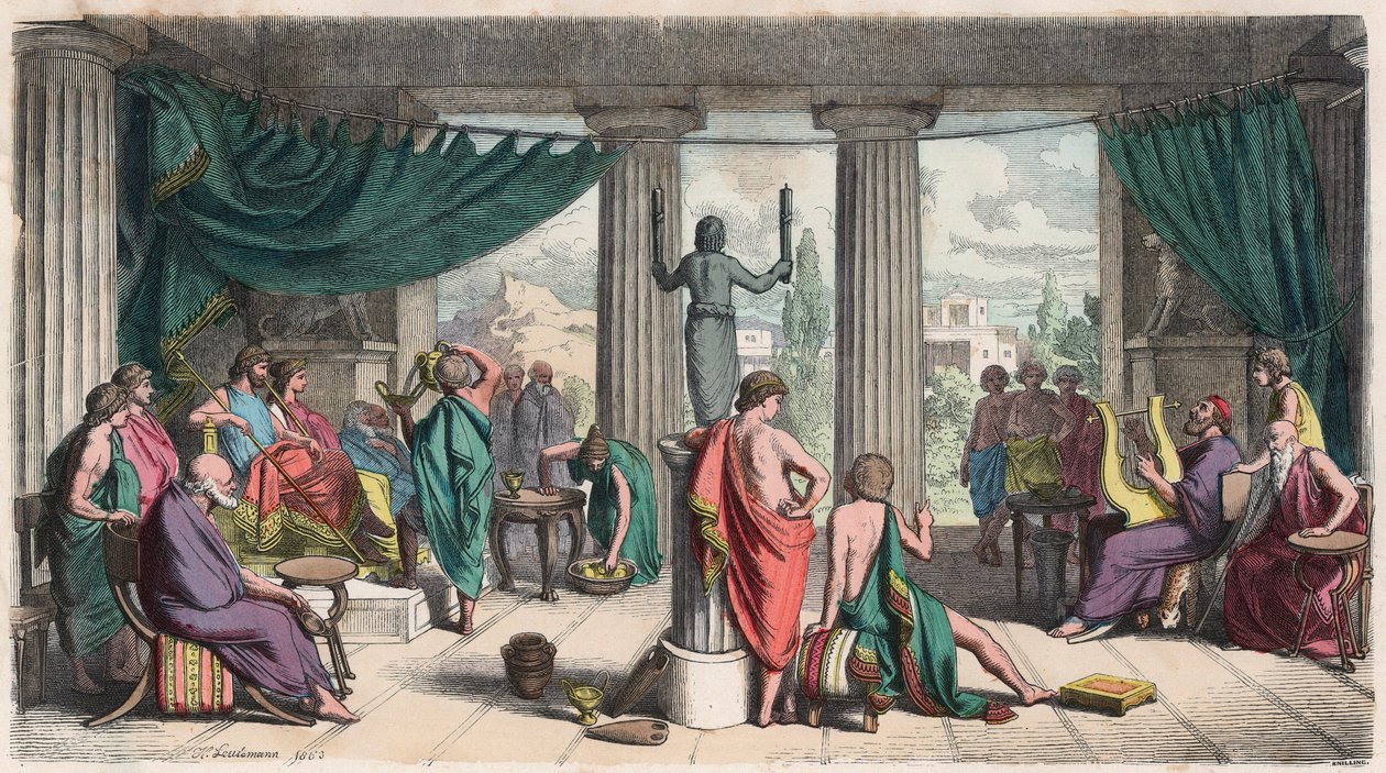 Ancient Greece: Dynasty of Kings, Royal Household af Heinrich Leutemann