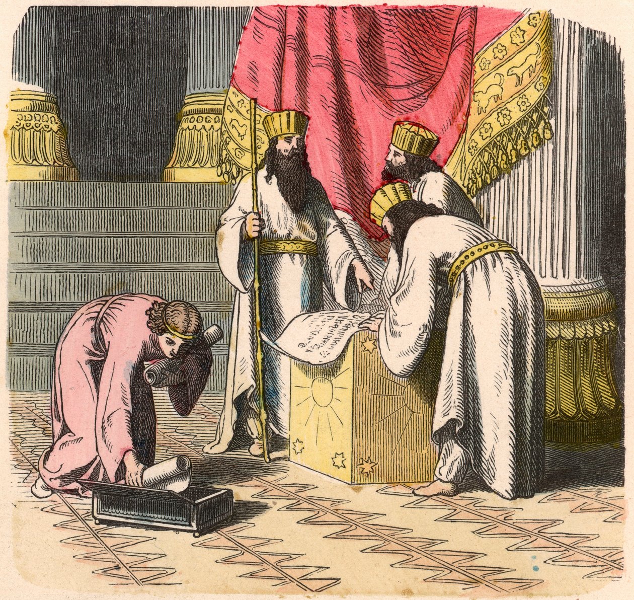 Old Orient, Perser: Tryllekunstner af Heinrich Leutemann