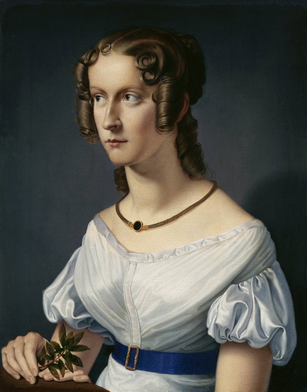portræt af en pige af Heinrich Maria von Hess
