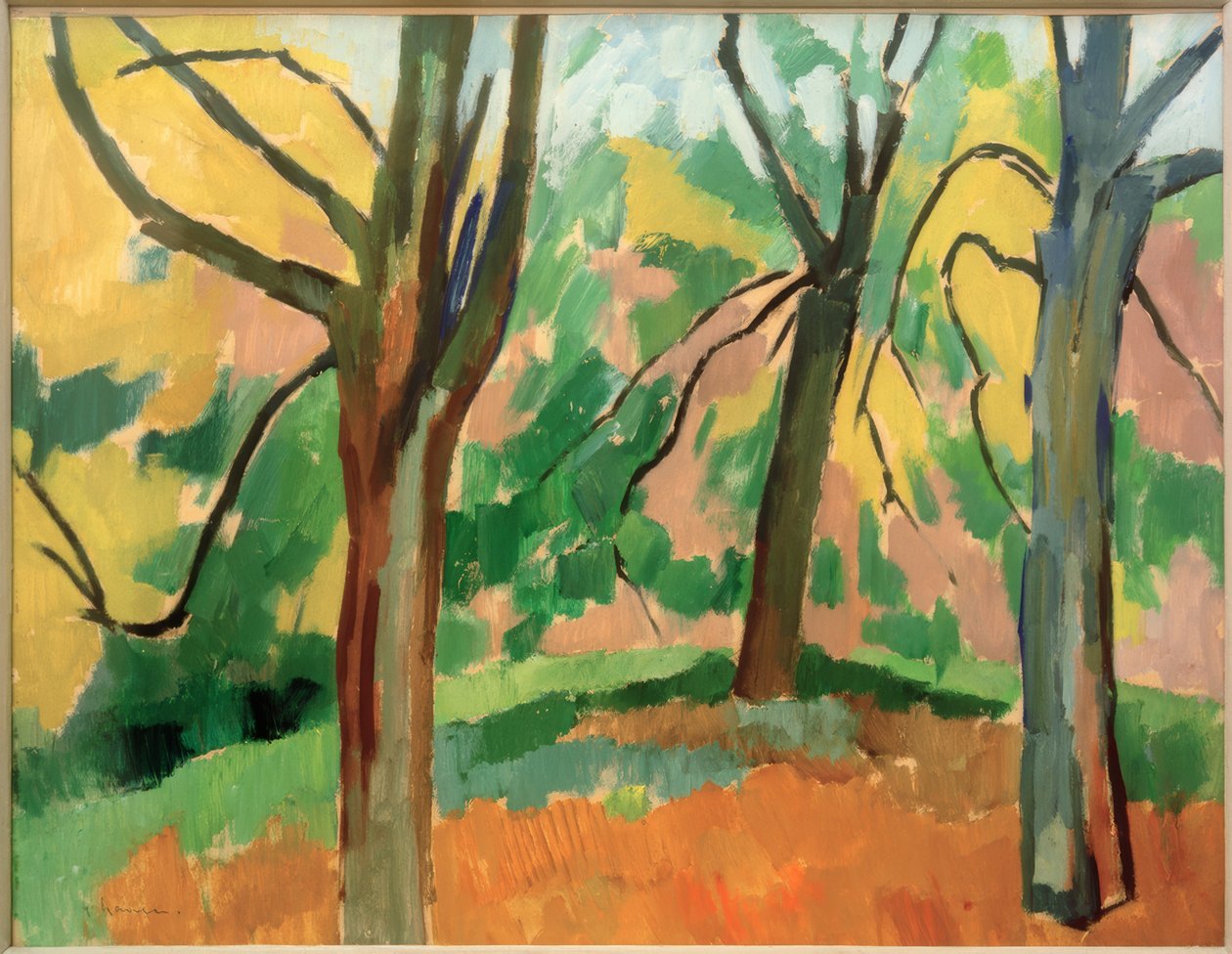 Parkland af Heinrich Nauen