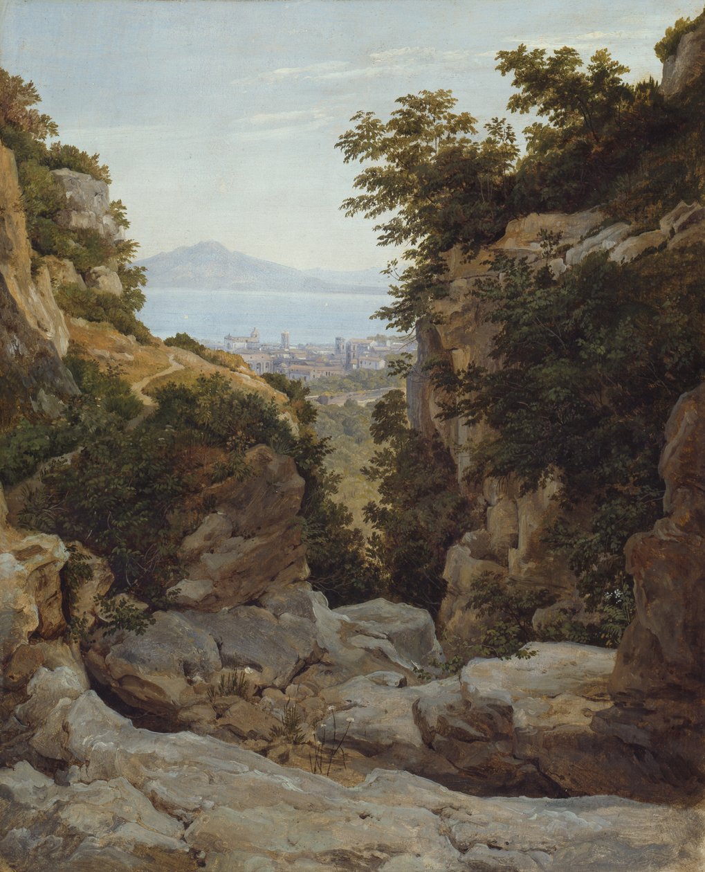 Italiensk Landskab af Heinrich Reinhold