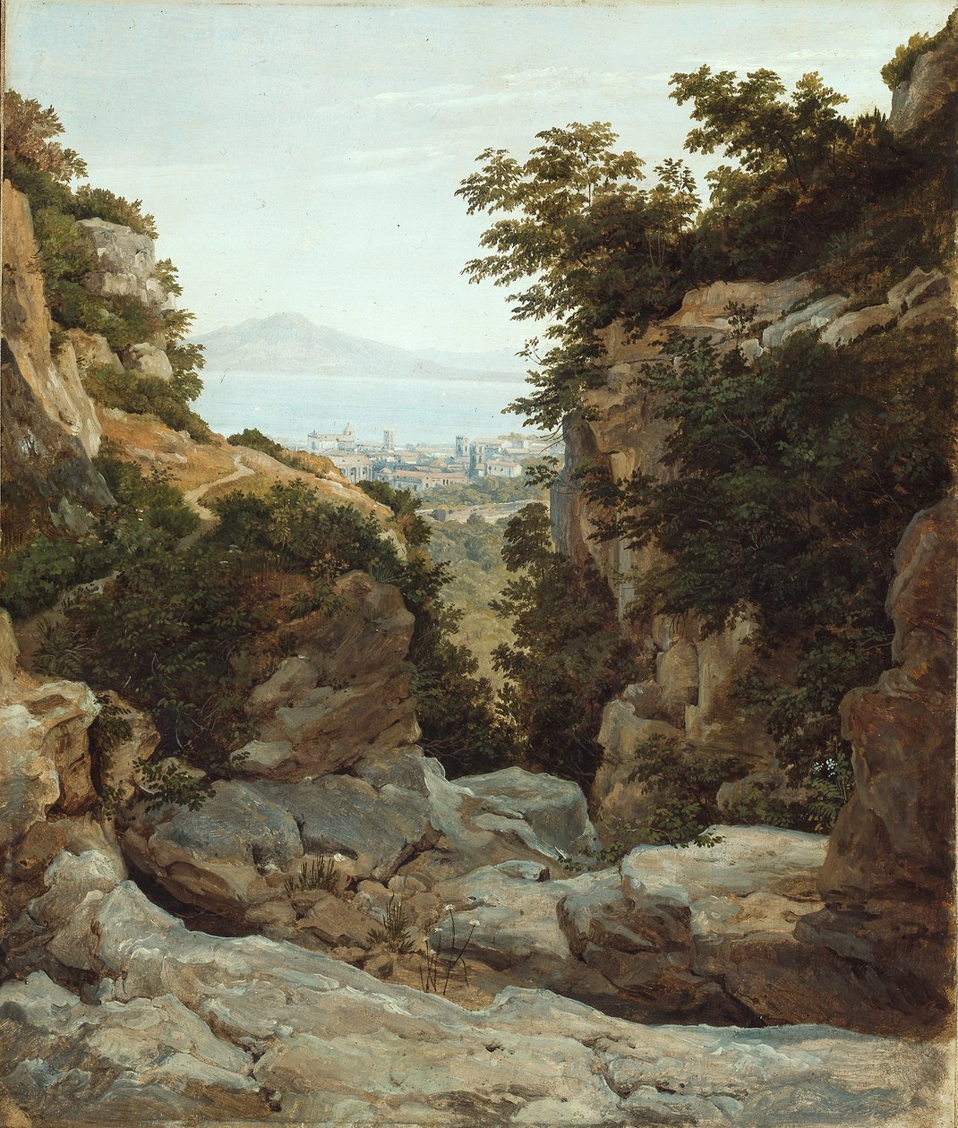 Italiensk Landskab af Heinrich Reinhold