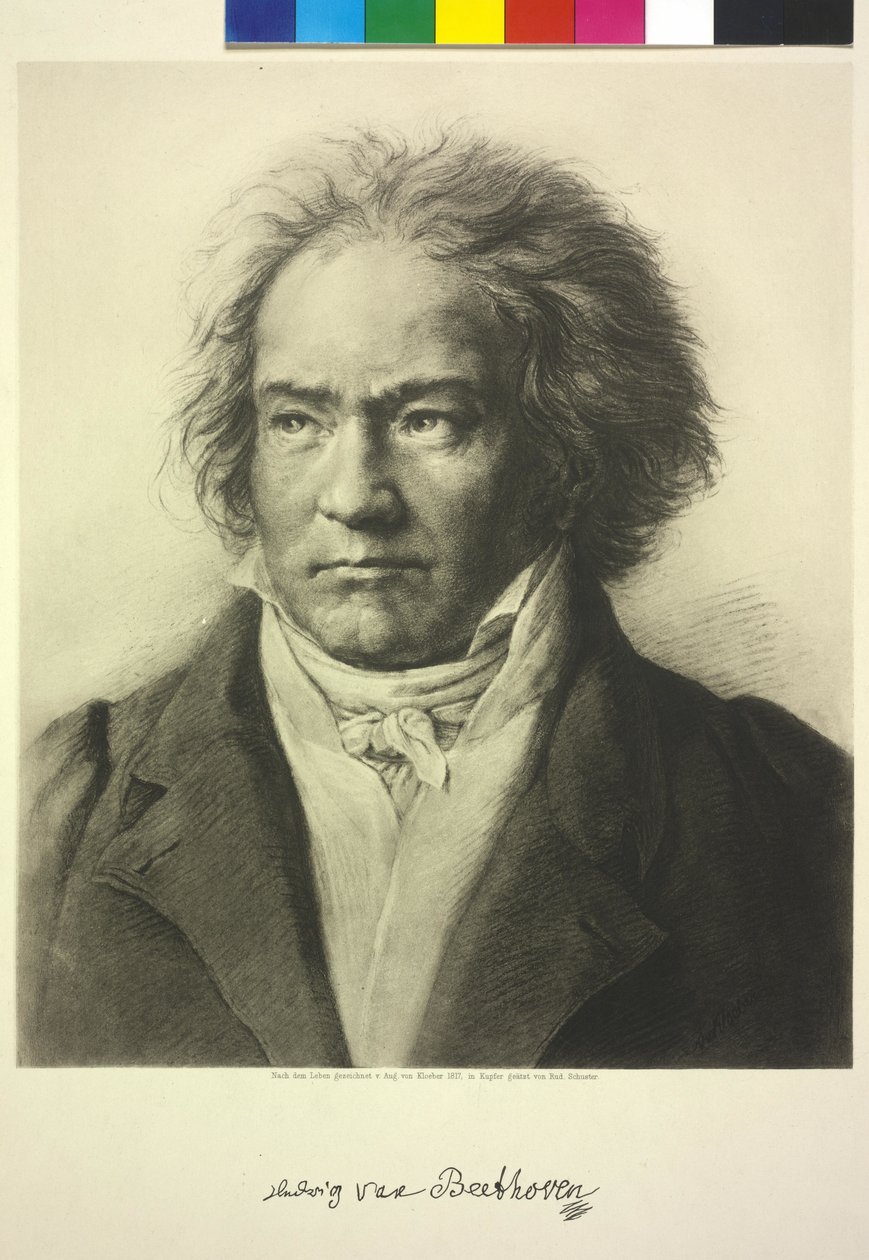 Ludwig van Beethoven af Heinrich Rudolf Schuster