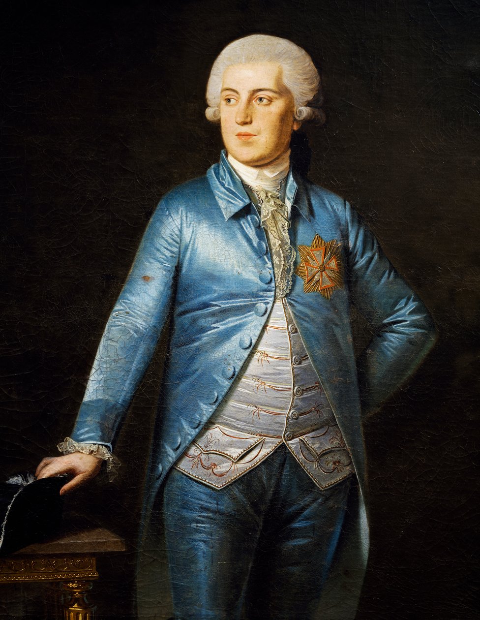 Portræt af Christian VII af Danmark (København af Heinrich Schmidt