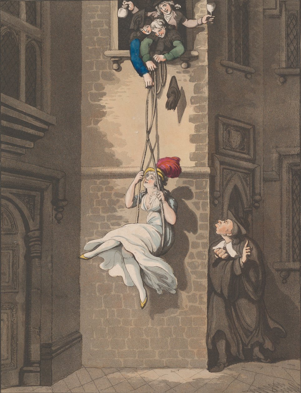 Smugling In, or A College Trick, 8. august 1798. af Heinrich Schutz