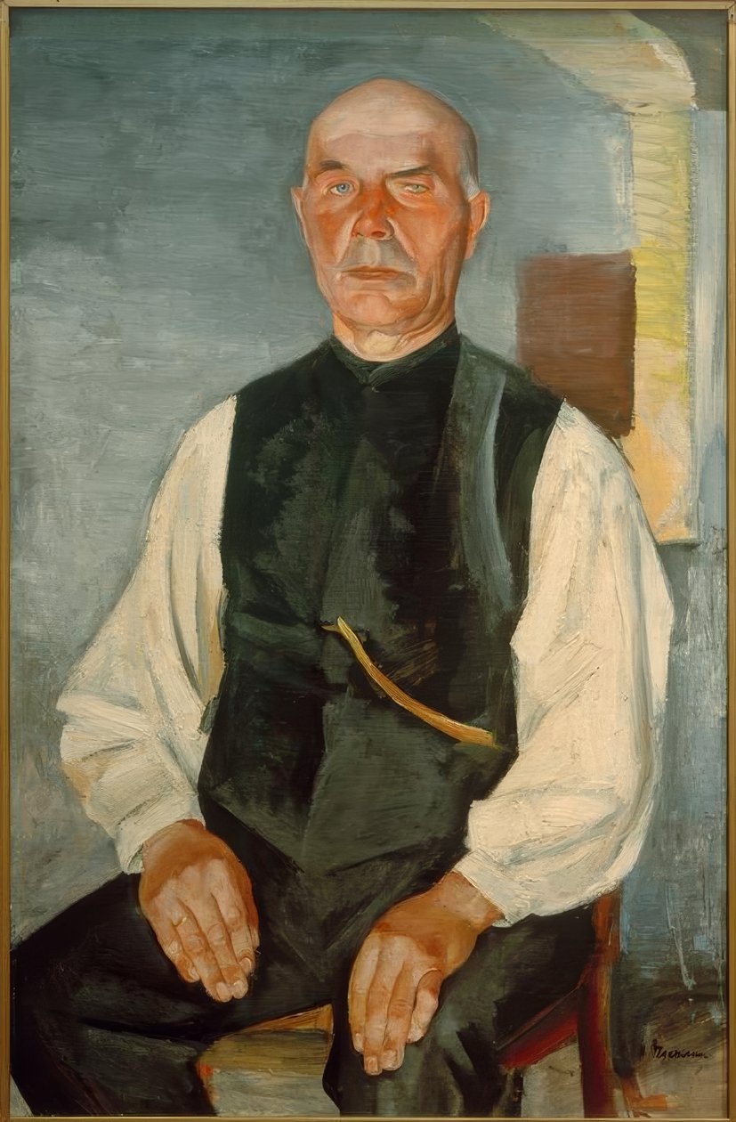 Old Farmer (Johann Rohwedder) af Heinrich Stegemann
