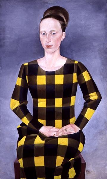 Ingeborg Stegeman, født Krause, kunstnerens hustru, 1925 af Heinrich Stegemann