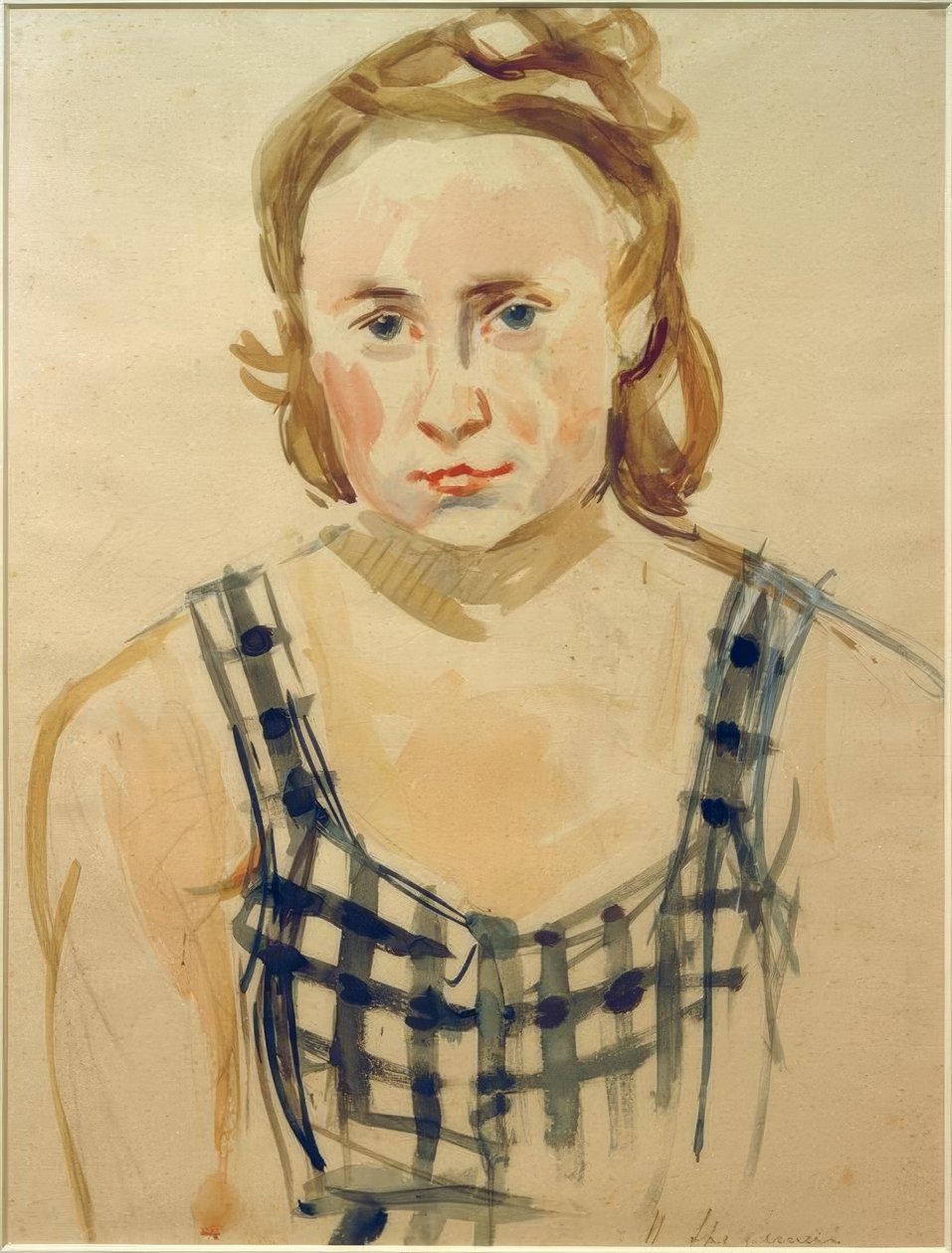 Portræt af Kate Werner af Heinrich Stegemann