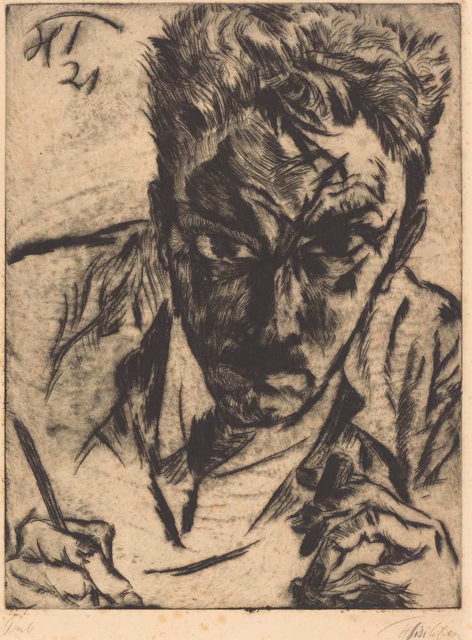 Selvportræt af Heinrich Tischler