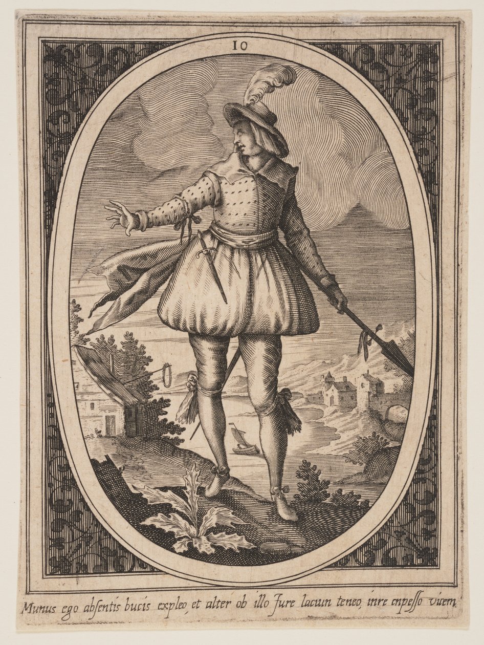 Planche 10 fra Militære figurer af Heinrich Ulrich