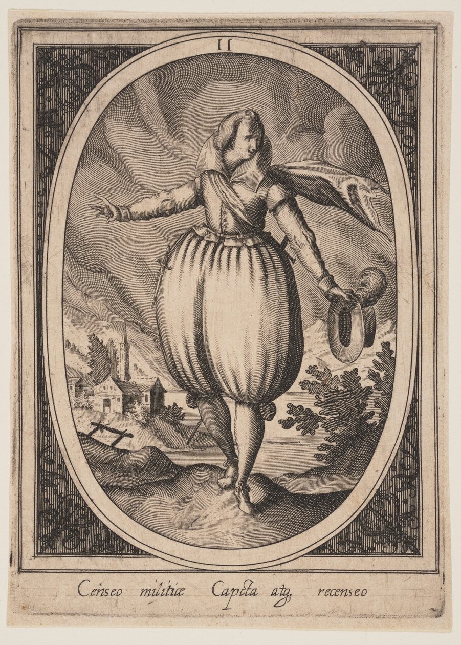 Planche 11 fra Militære figurer af Heinrich Ulrich