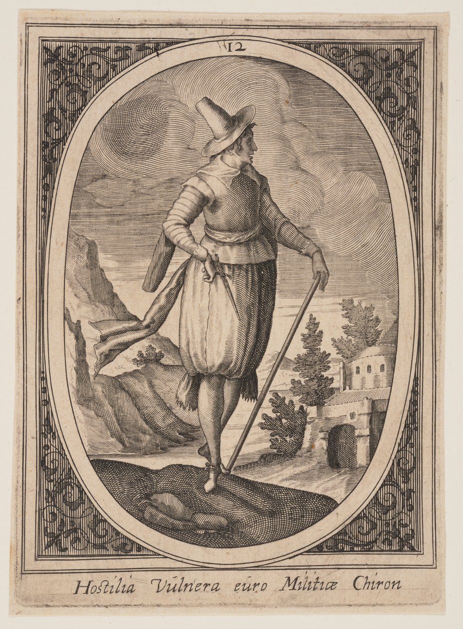 Planche 12 fra Militære figurer af Heinrich Ulrich
