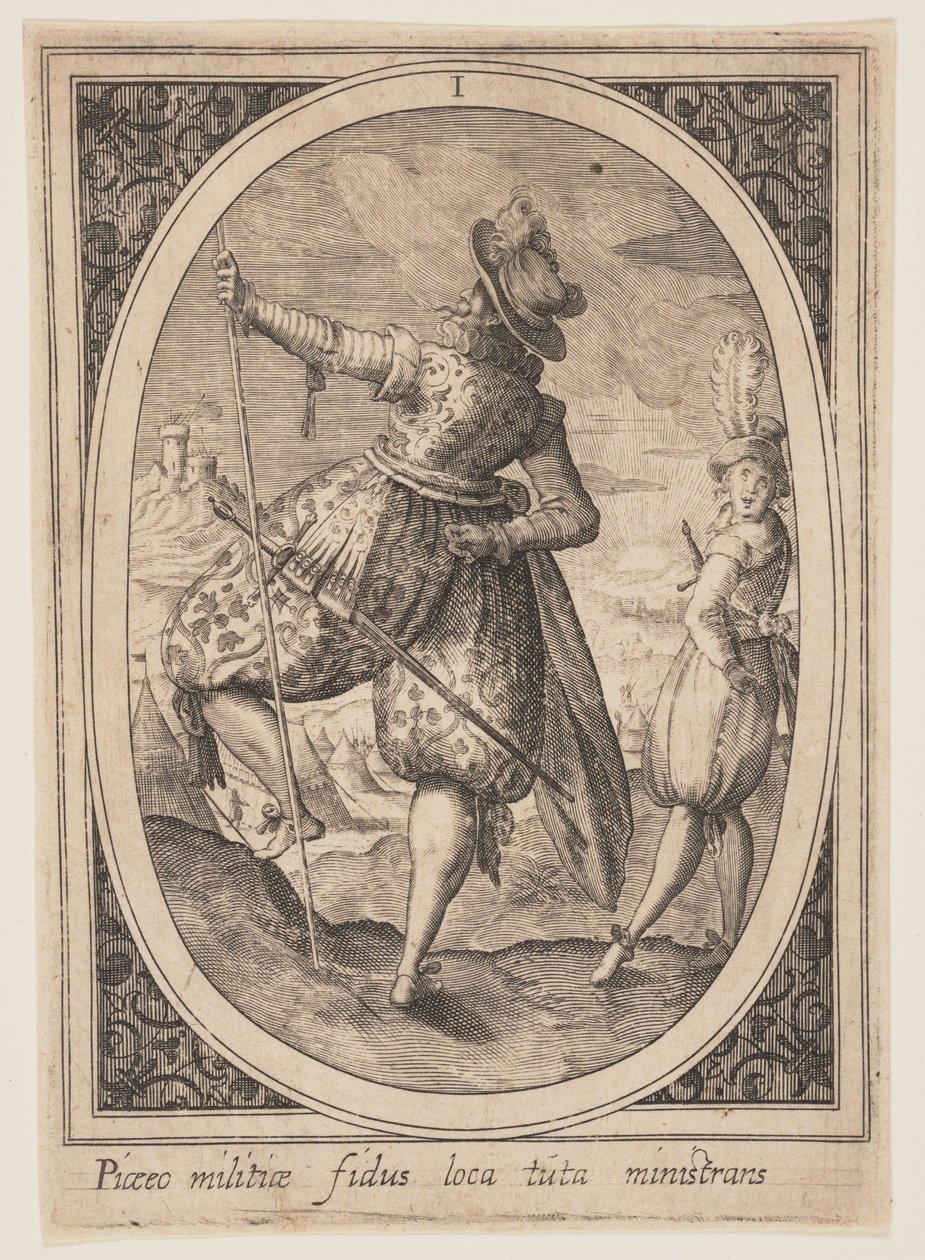Planche 1 fra Militære figurer af Heinrich Ulrich