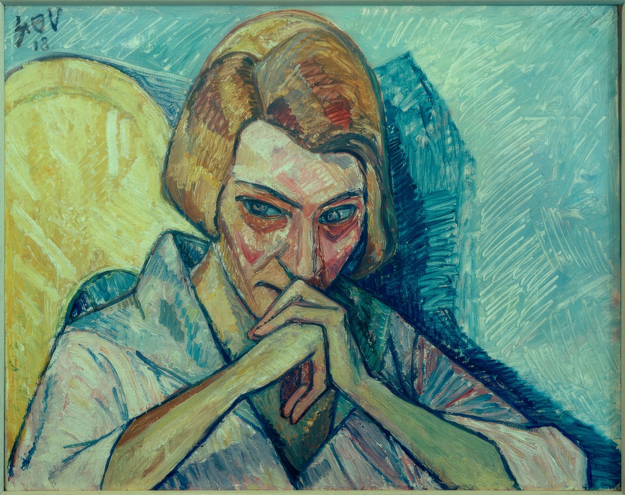 Portræt af Ilse Hahn-Stoermer af Heinrich Vogeler