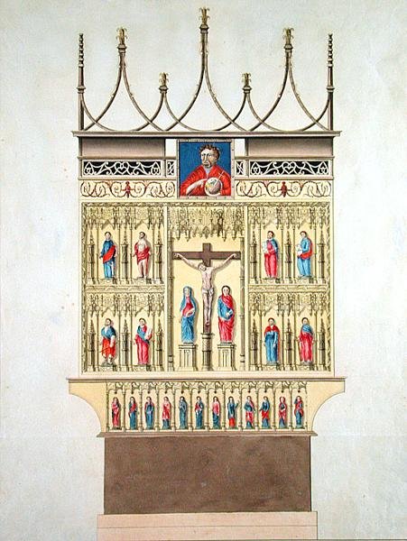 Højalter for den tidligere katedral i Hamborg, 1805 af Heinrich Wilhelm Julius Koch