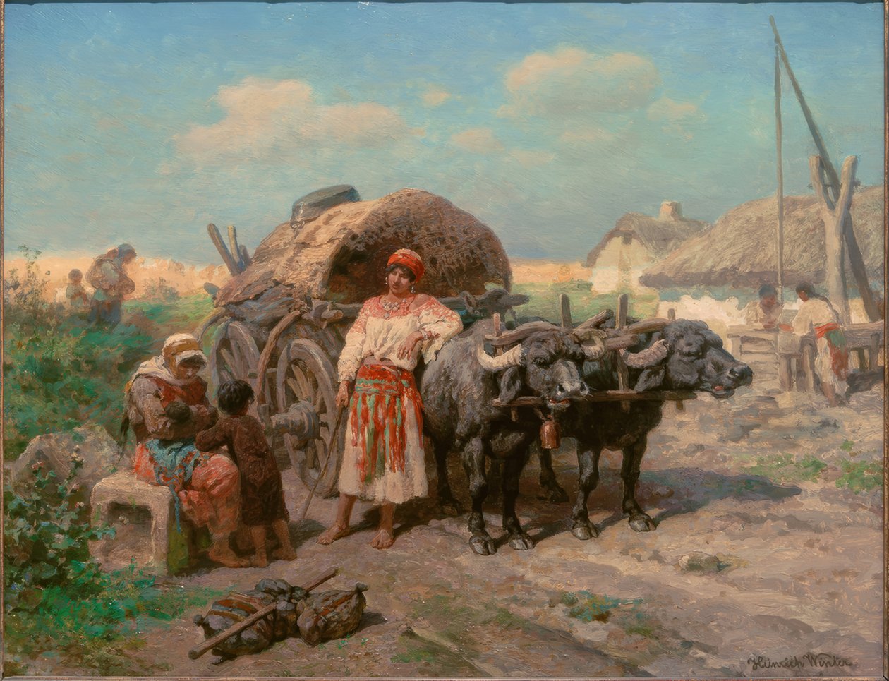 Rastende Zigeuner af Heinrich Winter