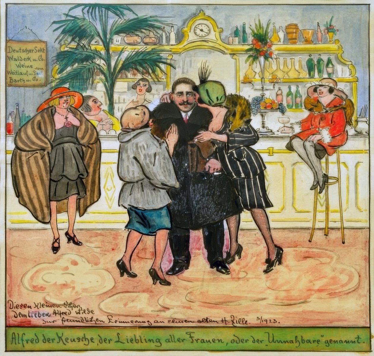 H.Zille, Alfred, den kyske ... af Heinrich Zille