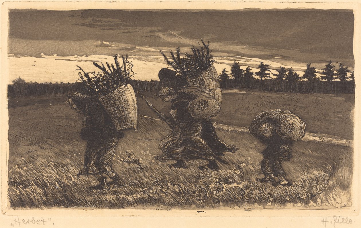 Herbst af Heinrich Zille