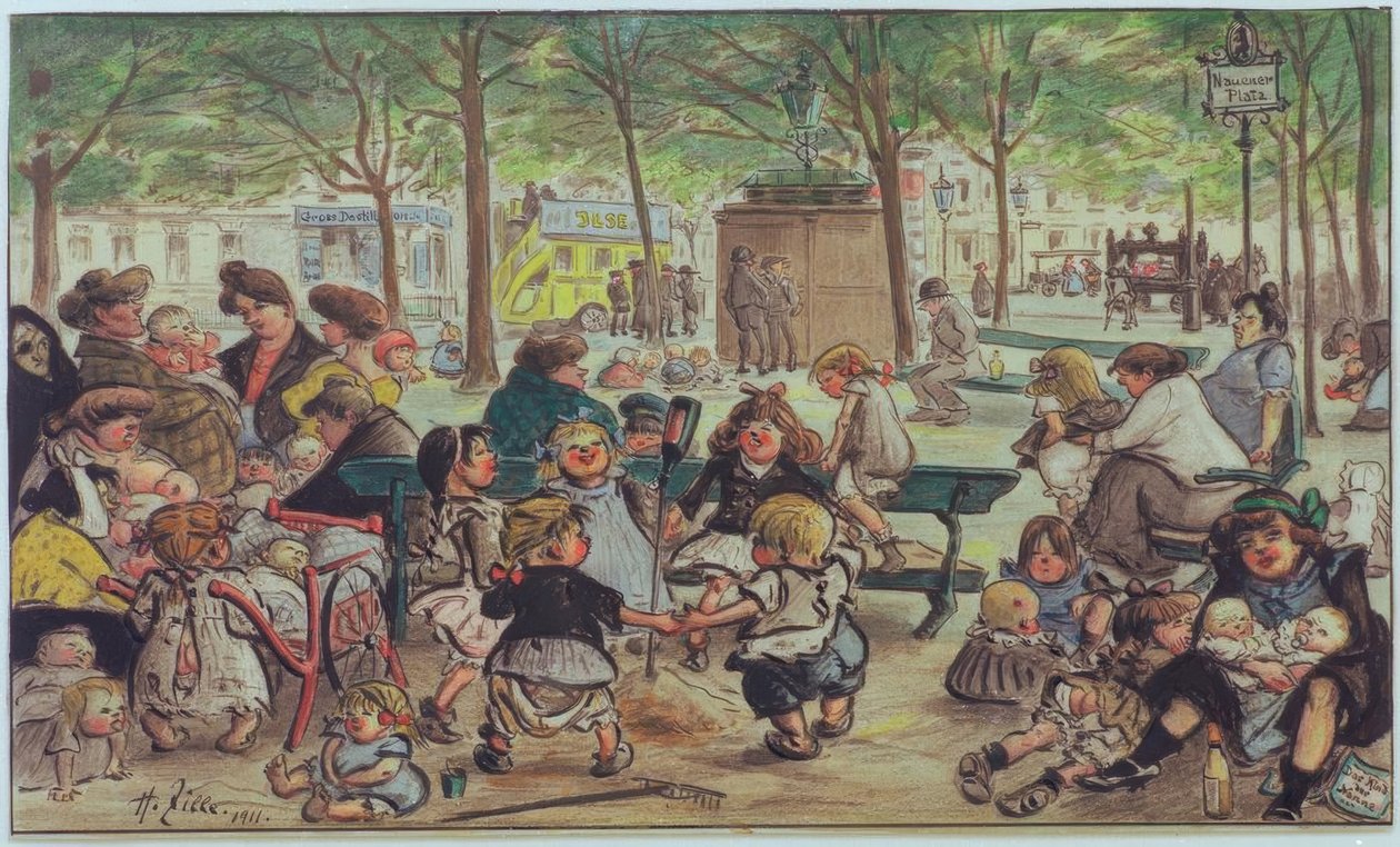 Nauener Park af Heinrich Zille