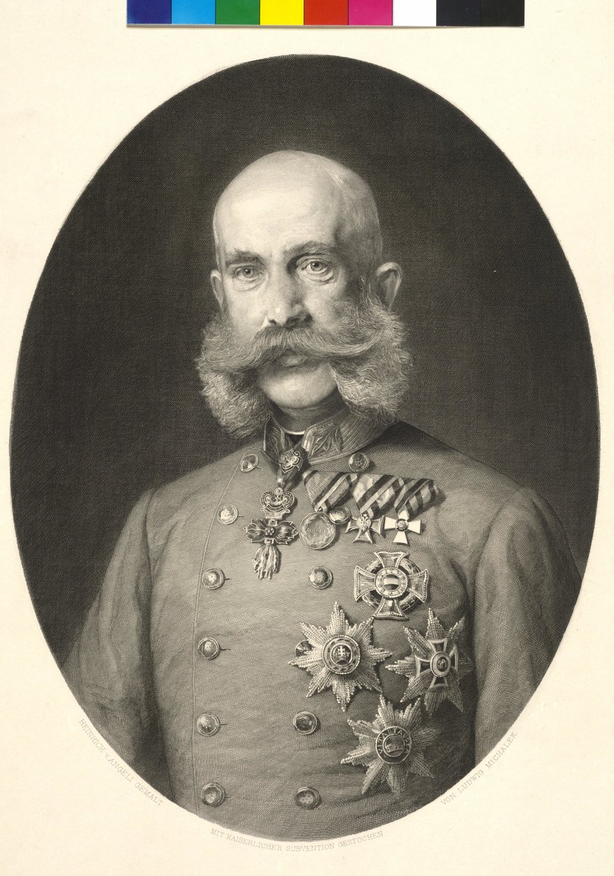 Kejser af Østrig Franz Joseph I af Heinrich von Angeli