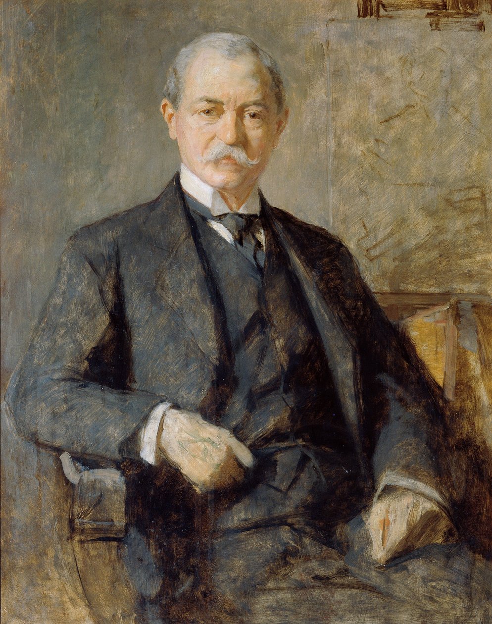 selvportræt af Heinrich von Angeli