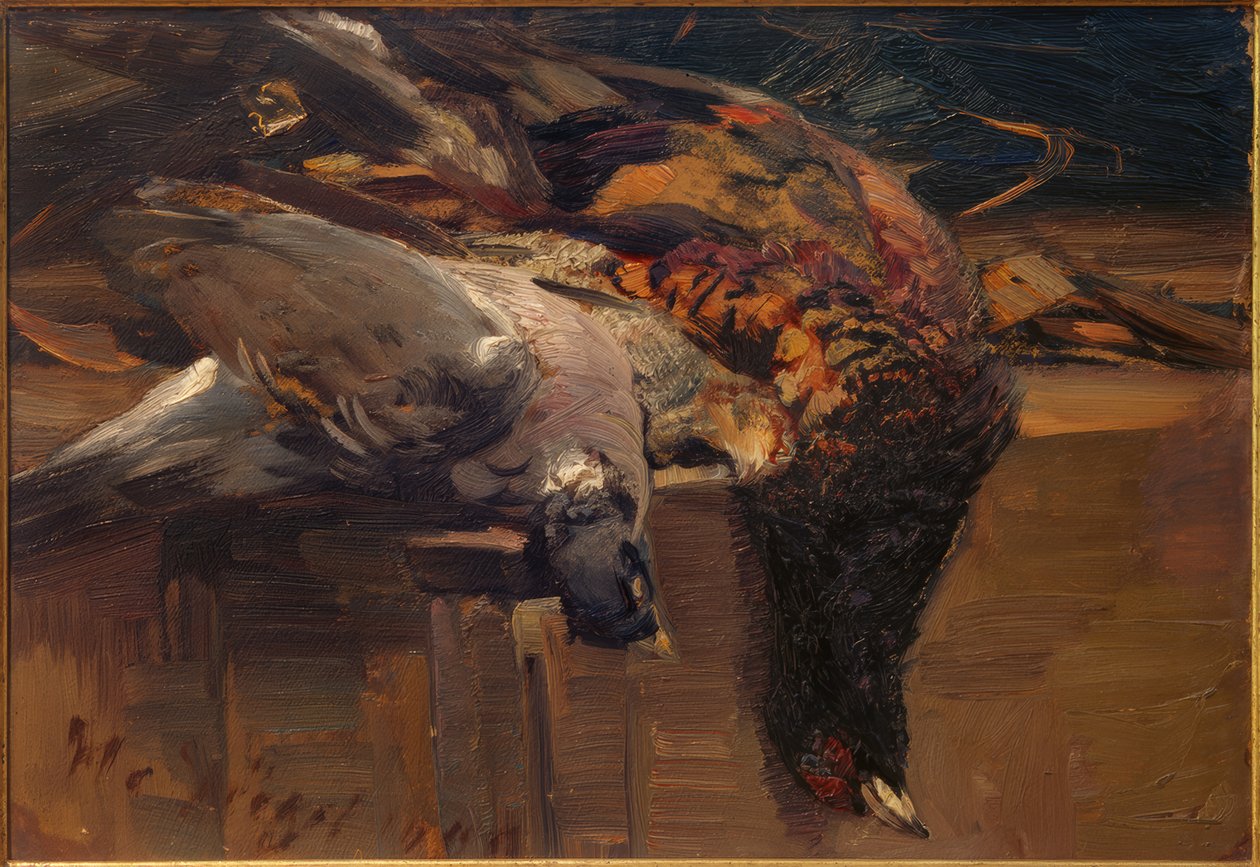 Dræbte fuglevildt af Heinrich von Zügel