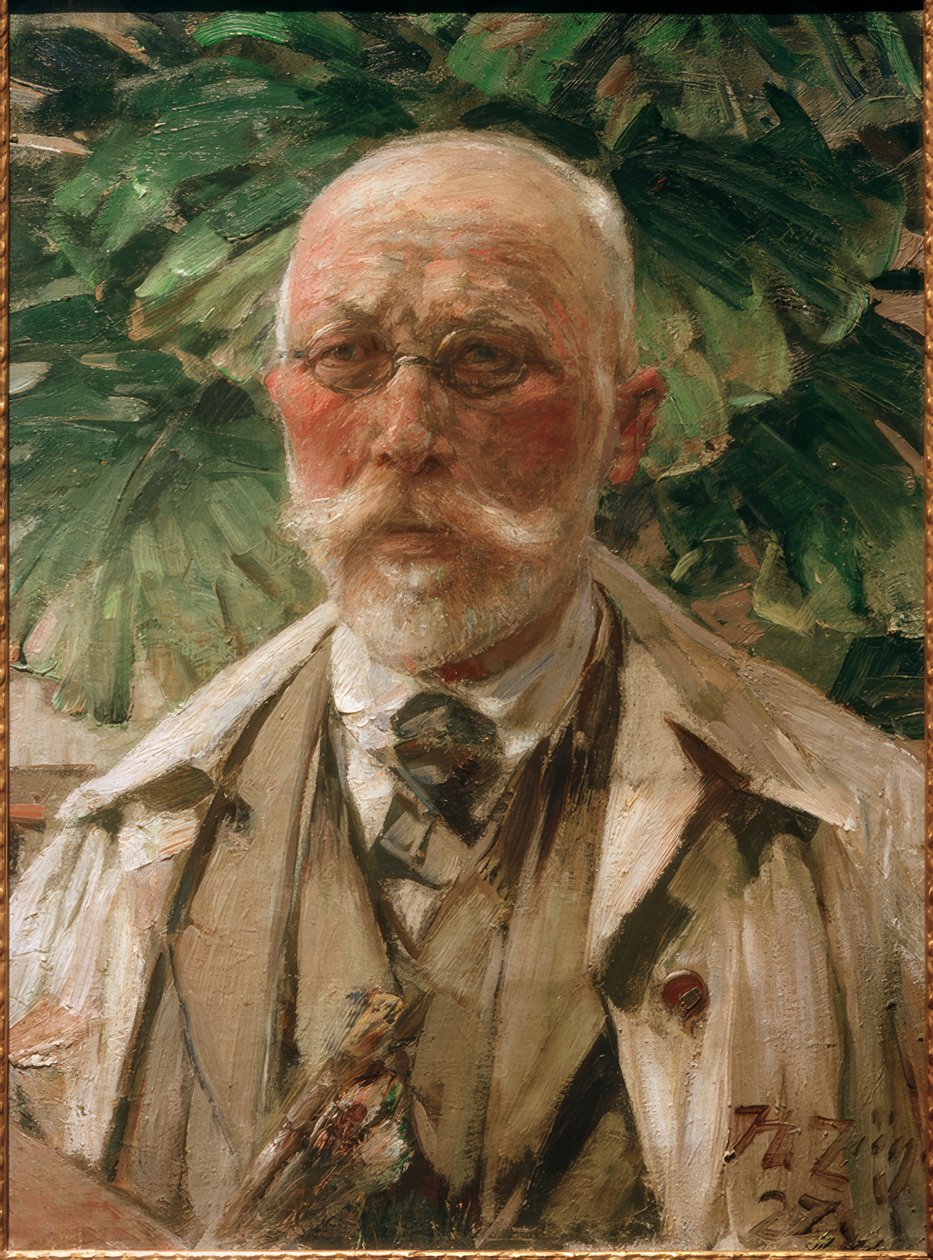 Selvportræt af Heinrich von Zügel