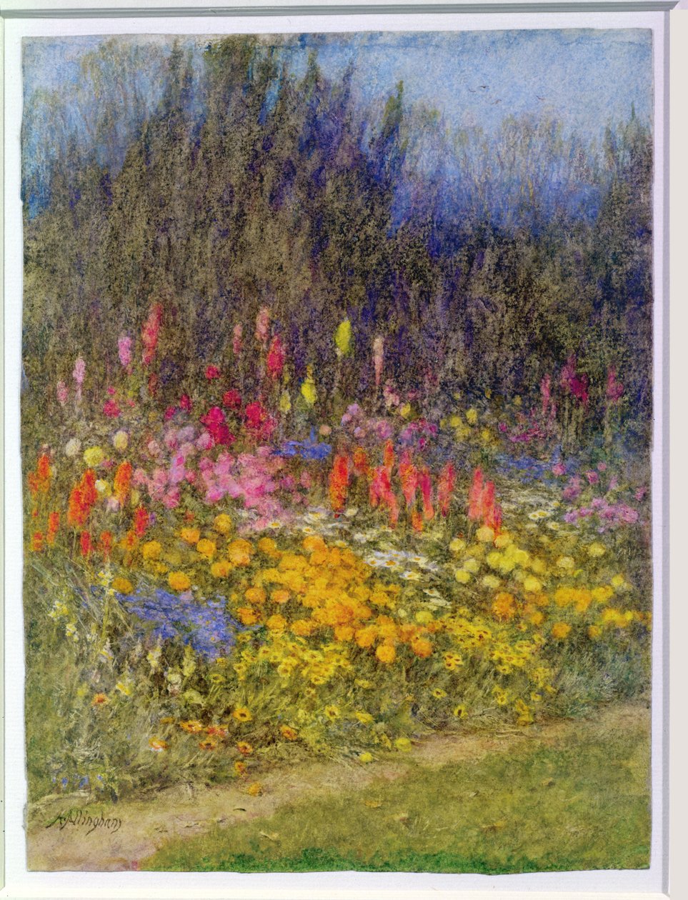 En smule af efteråret Border af Helen Allingham