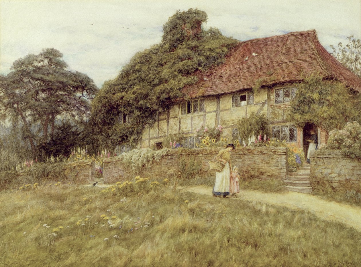 Ved Stedham nær Midhurst af Helen Allingham
